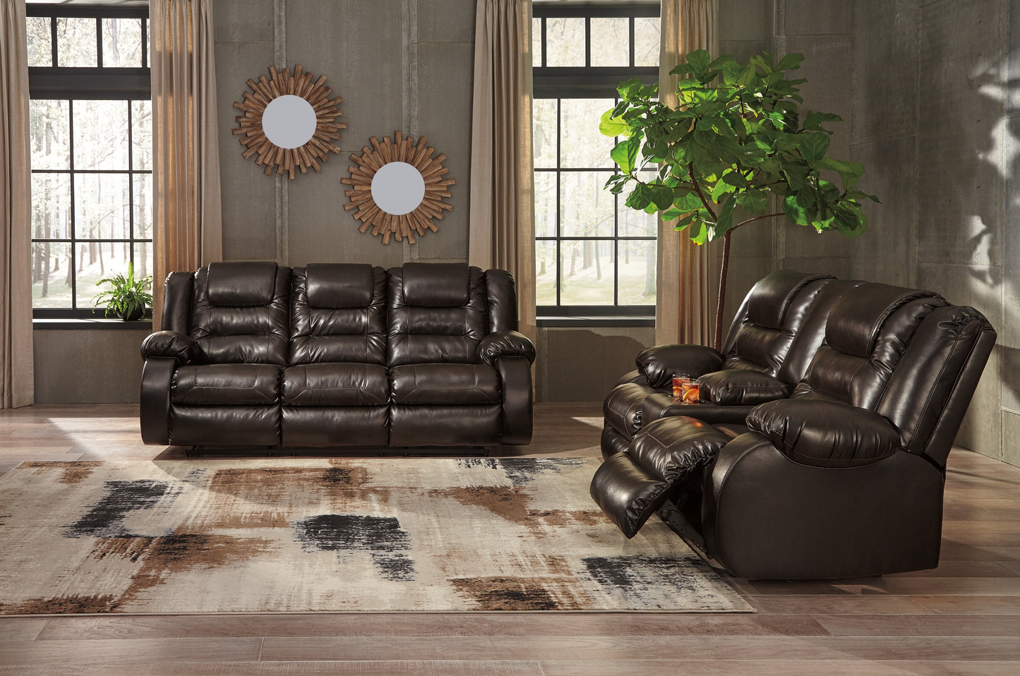 Vacherie DBL Rec Loveseat w/Console