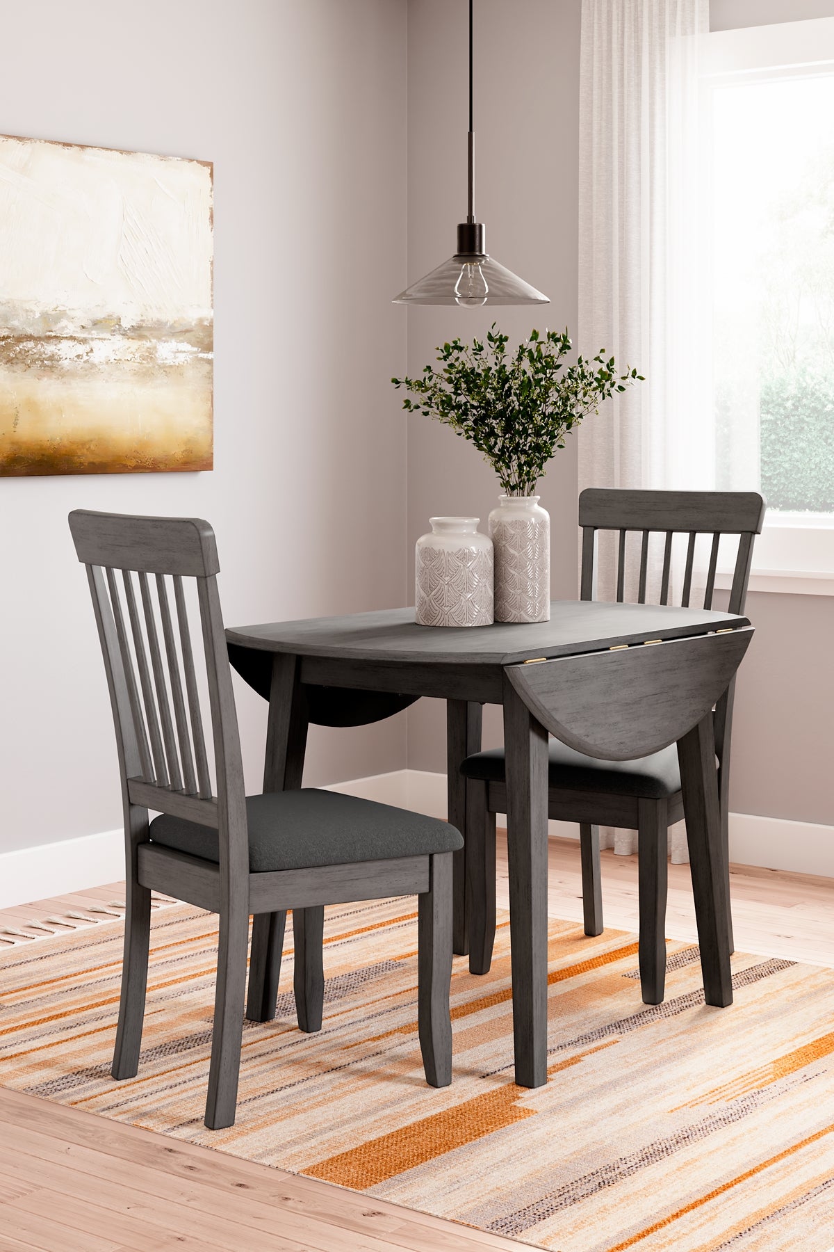 Shullden Dining Table and 2 Chairs