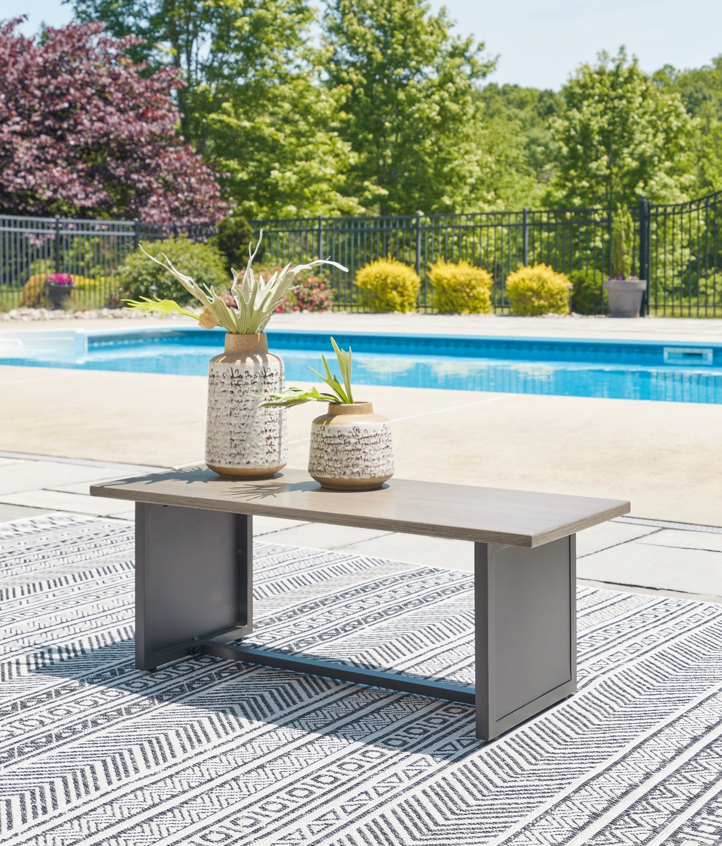 Bree Zee 4-Piece Outdoor Sectional with End Table