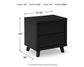 Danziar King Panel Headboard with Mirrored Dresser and Nightstand