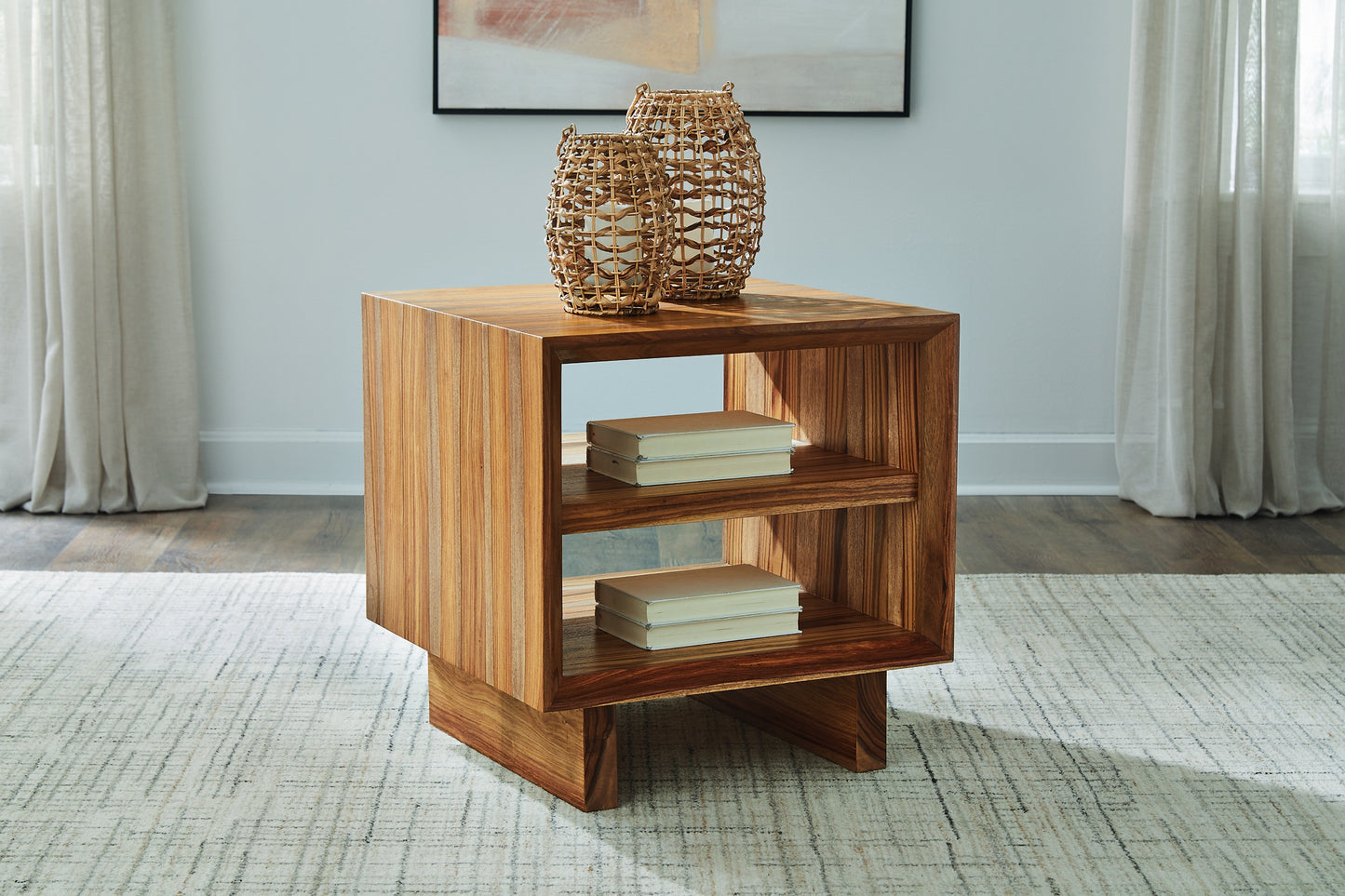 Dressonni Square End Table