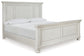 Robbinsdale Queen Panel Bed with Mirrored Dresser, Chest and 2 Nightstands