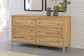 Bermacy Full Panel Headboard with Dresser, Chest and Nightstand