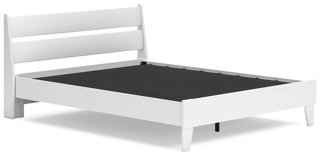 Socalle Queen Panel Platform Bed with Dresser and Nightstand