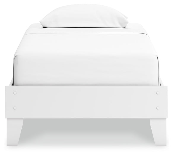 Hallityn Twin Platform Bed with Nightstand