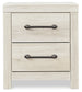 Cambeck King Panel Bed with 4 Storage Drawers with Mirrored Dresser, Chest and 2 Nightstands