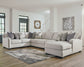 Dellara 5-Piece Sectional with Ottoman